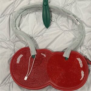 Beaded Cherry Bag
